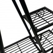 VivaTechnix VMD-1075 Suport pentru flori Vivatechnix VMD-1075, Negru, 81x22x77 cm, 5 polite