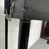 VivaTechnix VMD-1090/ Gratar metalic pentru gradina, Vivatechnix Traditional, picioare detasabile, 80x40x95 cm