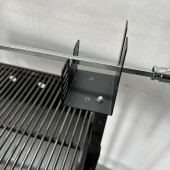 VivaTechnix VMD-1091/ Gratar metalic pentru gradina, Vivatechnix Rotisor VMD-1091, picioare detasabile, 80x40x12.5/94 cm