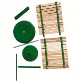 VivaTechnix VMD-32AD/ Presa struguri demontabila Vivatechnix VMD-32AD, capacitate 32 l, lemn de fag, Inaltime 79 cm, Diametru cos 35 cm