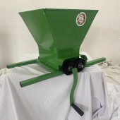 VivaTechnix VMD-41401R Zdrobitor de struguri manual, cu tamburi reglabili, Vivatechnix VMD-41401R, capacitate cuva 25 l, Verde