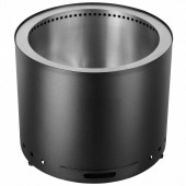 VivaTechnix WYRMHKYXPGY1MUQ11V0 Incalzitor terasa fara fum, Vivatechnix Otel inoxidabil, Diametru 490 mm, Inaltime 390 mm, Negru