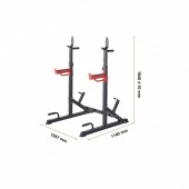 VivaTechnix XXSDJ4182541OLCQRV0 Suport haltere cu protectie, Vivatechnix, Sarcina maxima 272 kg, dimensiune 1057x1140x1640 mm