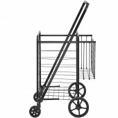 VivaTechnix XYCZDSTJ10688G1QGV0 Carucior de cumparaturi pliabil, Vivatechnix, otel, 645x622x1045 mm, max 50 kg