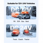 VivaTechnix ZCJRQDC12V8KW561F001V9 Incalzitor stationar/Sirocou diesel 12-24V DC, 8 KW, Telecomanda, consum 0.18-0.36 l/h, Rezervor 5 l, 405 x 245 x 305 mm