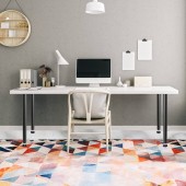 VivaTechnix ZGZT2YC28YC0FIEAYV0 Set 4 picioare pentru mese, Vivatechnix, Inaltime 71 cm, capacitate 544 kg, Otel, Negru