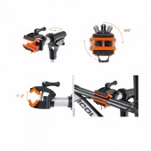 VivaTechnix ZXCWXZJLZLDSEXSGUV0 Suport service bicicleta, Rotativ, max 30 kg, Reglabil inaltime 1020-1600 mm, tava magnetica, Aluminiu, 4.5 kg