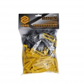 VOREL 04691 Set 100 de pene si clipsuri pentru nivelat placi ceramice Vorel 04691, min 1.5mm, max 14mm