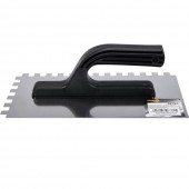 VOREL 06780 Gletiera inox crestata, Vorel 130x280 mm, dimensiune dinti 8x8 mm