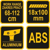 VOREL 06799 Razuitor vopsea si murdarie Vorel 06799, telescopic, 68-120 cm