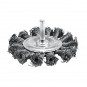 VOREL 06993 Perie circulara din sarma cu toroane si tija, Vorel 06993, diametru 75 mm