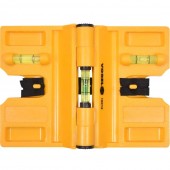 VOREL 16012 Nivela pentru colturi 3 bule, Vorel 16012, magnetica, 190x135 mm