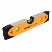 VOREL 16301 Nivela magnetica cu 3 bule Vorel 16301, Aluminiu si ABS, 230 mm, magnetica