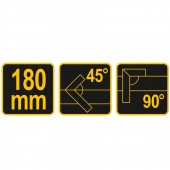 VOREL 18530 Echer tamplarie Vorel 18530, lungime 180 mm, plastic