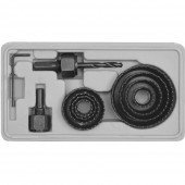 VOREL 22570 Set 11 carote pentru lemn, rigips, 19-64 mm