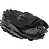 VOREL 74078 Set 12 manusi de lucru cauciucate, negre, Vorel 74078, marime 10