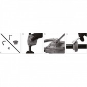 VOREL 78001 Pompa de transfer ulei Vorel 78001, capacitate 20 l/min, manuala