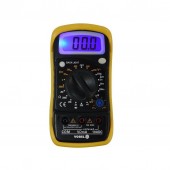 VOREL 81773 Multimetru digital Vorel, 0-600VAC/DC, 0-10A, 1x9V, carcasa cauciuc