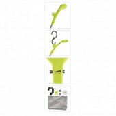 VOREL 82991 Dus portabil pentru camping Lund 82991, 10l/min, IPX8, 12V