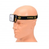 VOREL 88677 Lanterna pentru cap cu 4 leduri, putere 3W, 130 lm, acumulator Li-Ion