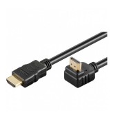 Well 5031-CABLE-HDMI/HDMIA/2.0-5.0-WL Cablu HDMI A drept - HDMI A cotit la 90°, High Speed Ethernet, 5m, conectori auriti