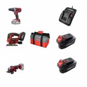 Worcraft SK-114018/ Set 3 scule cu acumulator Worcraft WSET-03, S20Li, Incarcator, 2 baterii incluse, geanta 