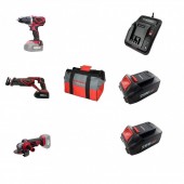 Worcraft SK-114035 Set 3 scule cu acumulator Worcraft WSET-02, S20Li, Incarcator, 2 baterii incluse 4Ah, geanta