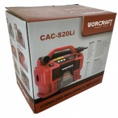 Worcraft SK-115017 Compresor auto 4 in 1, cu acumulator Worcraft CAC-S20Li, 20V, 11 Bar, LED, lanterna si aspirator