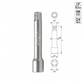 YATO  YT-1432 Prelungitor pentru antrenor 1/4, 152 mm, CR-V, Yato YT-1432