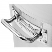 YATO YG-00026 Oala medie cu capac profesionala din inox 36x22 cm, 22.4 litrri