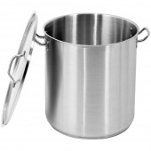 YATO YG-00028 Oala medie cu capac profesionala din inox 45x36cm, 57.3 litri