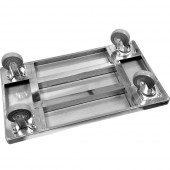 YATO YG-09080 Carucior platforma pliabil Yato Gastro capacitate 150 kg, 600x430mm, Inox tip 201