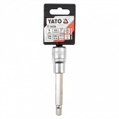 YATO YT-04394 Bit lung hexagonal cu adaptor 1/2, 8x100mm, Cr-V, Yato YT-04394