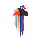 YATO yt-05635 Set chei imbus hexagonale cu bila 1.5-10mm,extralungi, 9 piese