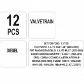 YATO YT-06003 Set profesional Yato YT-06003 blocare distributie motoare diesel Opel, Suzuki, Fiat