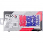 YATO YT-06868 Set 50 cuple rapide pentru cabluri auto Yato YT-06868, alb/rosu