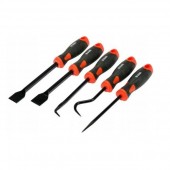 YATO YT-08422 Set 5 carlige si raclete pentru extras garnituri Yato YT-08422, Crom Vanadiu