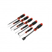 YATO YT-08426 Set 9 carlige si raclete pentru extras garnituri Yato YT-08426, Crom Vanadiu