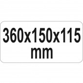 YATO yt-0882 Cutie metalica pentru scule Yato YT-0882, 360x150x115 mm