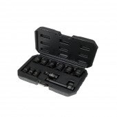 YATO yt-10255 Set chei tubulare impact cu adptoare 1/2, 11 piese in trusa