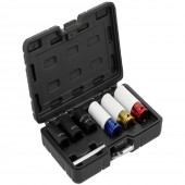YATO YT-10552 Set 6 tubulare impact pentru jante aliaj, 17,19,21 MM