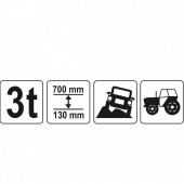 YATO YT-17260 Cric mecanic Yato YT-17260 Hi-lift Jack, 3 tone, ridicare 130-700 mm