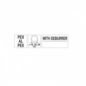 YATO YT-22374 Calibrator cu debavurare, Yato YT-22374, Pentru tevi PEX-AL-PERT, 16-20-26 mm
