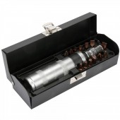 YATO YT-28015 Surubelnita de impact Yato YT-28015, cutie metal, 15 piese, magnetic, Crom Vanadiu