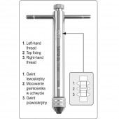 YATO YT-2997 Port tarod cu clichet, Yato YT-2997, M3-M10, 250 mm