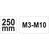 YATO YT-2997 Port tarod cu clichet, Yato YT-2997, M3-M10, 250 mm