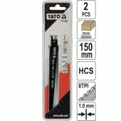YATO YT-33923 Set 2 panze pentru fierastrau sabie, Yato YT-33923, pentru lemn, 150 mm, 8TPI, HCS