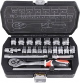 YATO YT-38561 Trusa chei tubulare cu antrenor 22 piese Yato YT-38561
