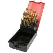 YATO YT-44676 Set burghie titan pentru metal, 25 buc, HSS TiN, 1-13mm, Yato YT-44676