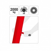 YATO YT-55557 Macara profesionala de atelier Yato YT-55557, max 230 cm, 2000 Kg